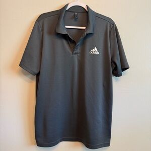 Gray Adidas Primegreen Polo